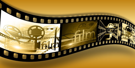 Grafik einer abgerollten Filmrolle